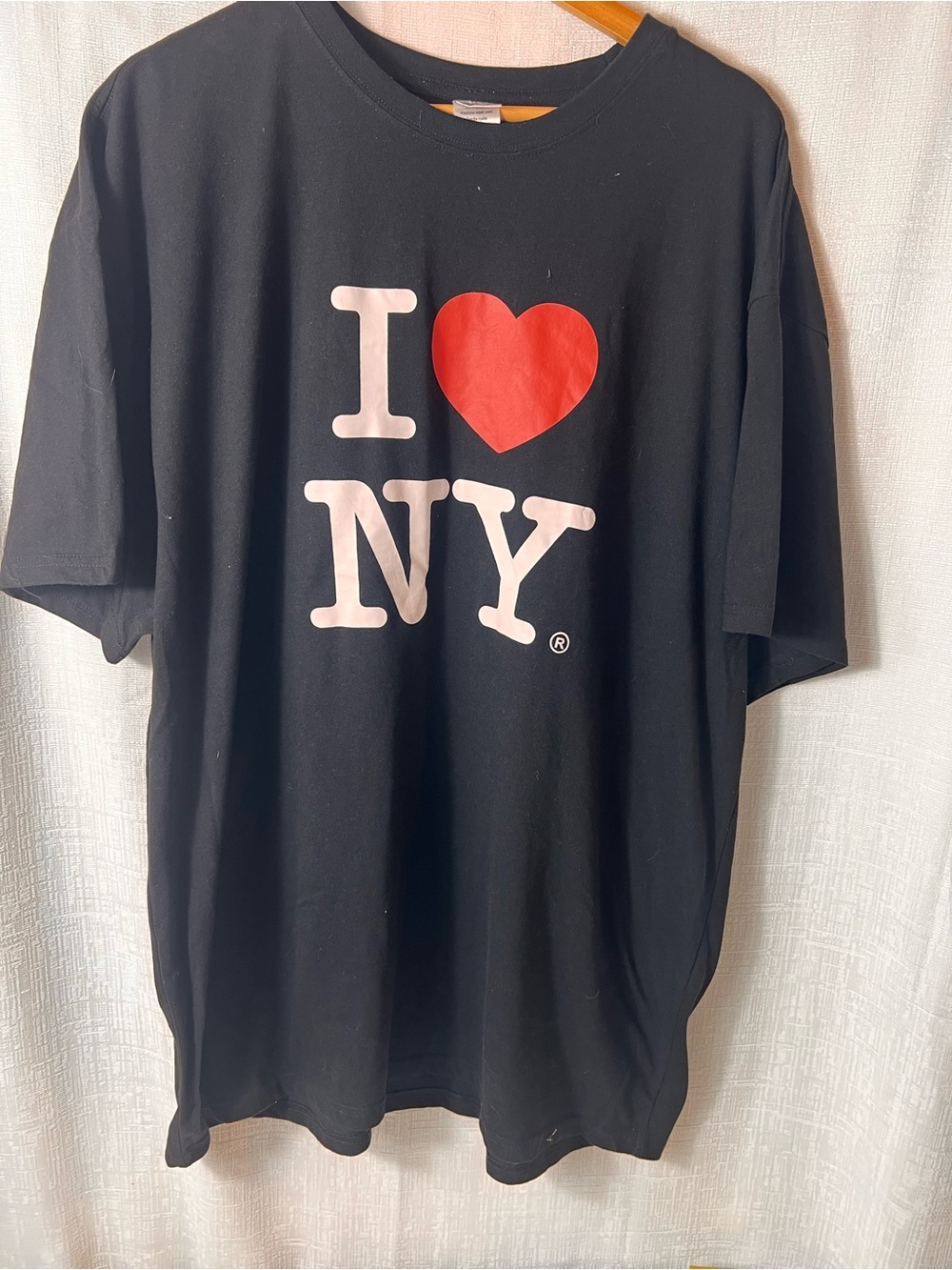 I HEART NEW YORK GRAPHIC Short Sleeve Tee - Black SIZE PLUS 3X